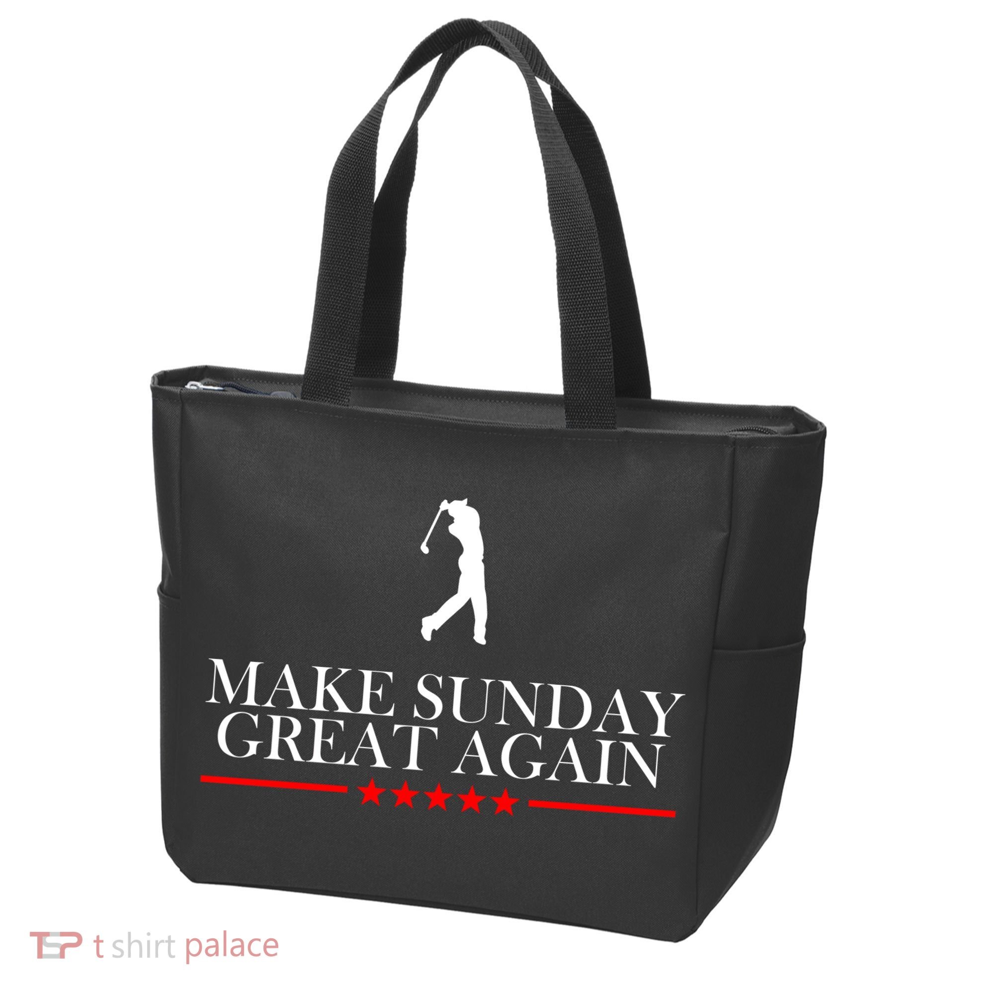 Make Sunday Great Again Golfing Tote Bag