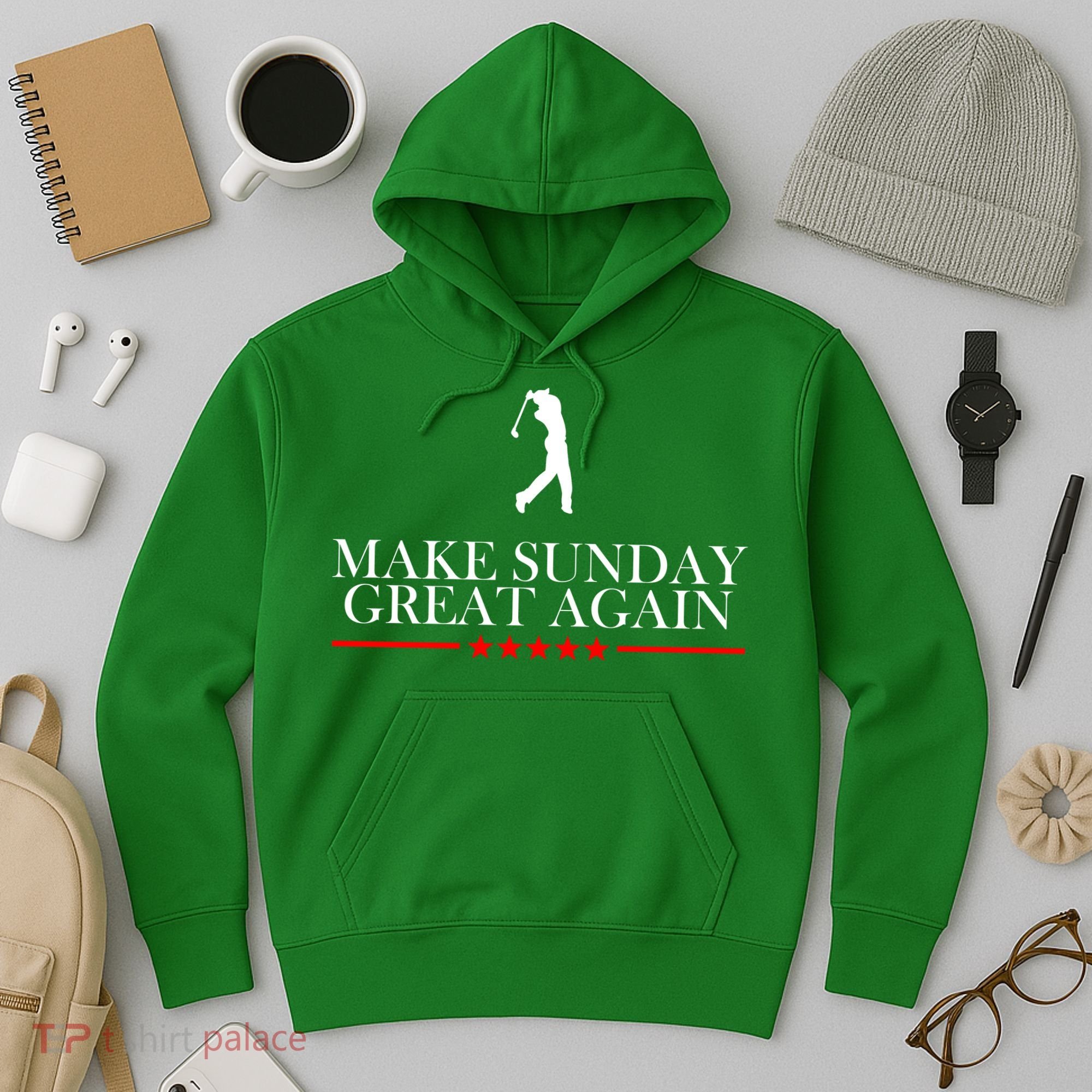 Make Sunday Great Again Golfing Hoodie
