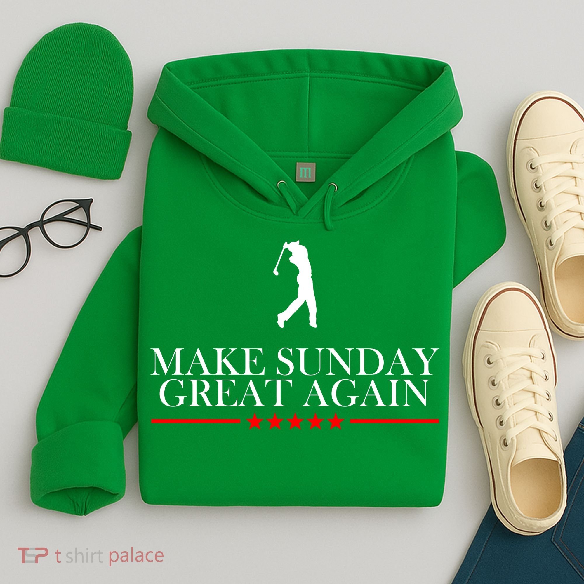 Make Sunday Great Again Golfing Hoodie