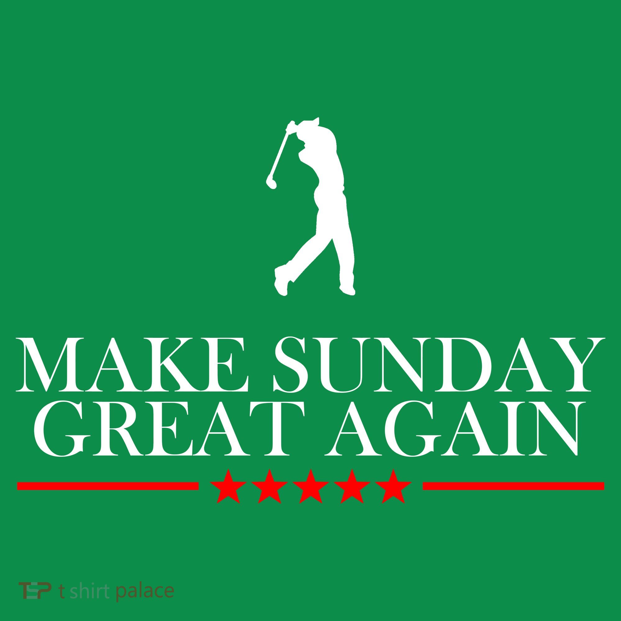 Make Sunday Great Again Golfing Long Sleeve Shirt