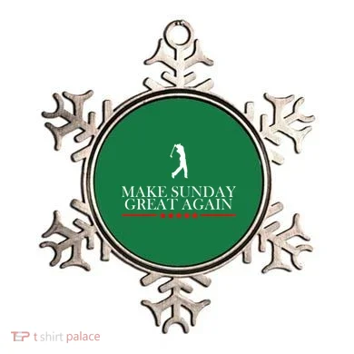 Make Sunday Great Again Golfing Ornament