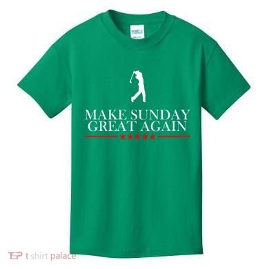 Make Sunday Great Again Golfing Kids T-Shirt
