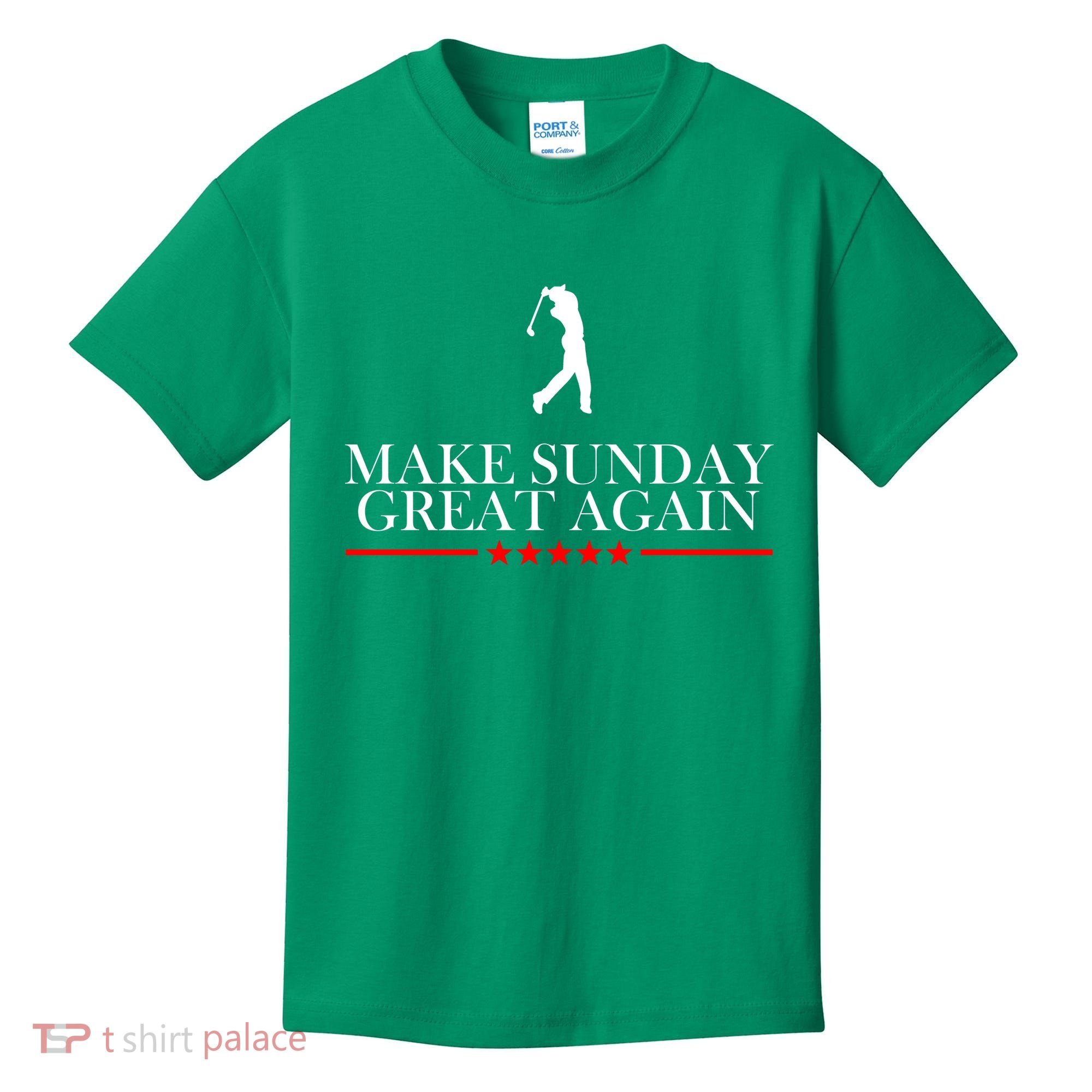 Make Sunday Great Again Golfing Kids T-Shirt