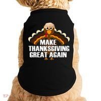 Make Thanksgiving Great Again Doggie Tank thumb 0