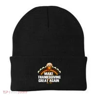 Make Thanksgiving Great Again Beanie thumb 0