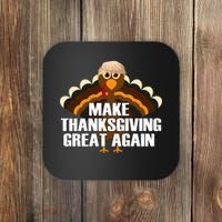 Make Thanksgiving Great Again Coaster thumb 0