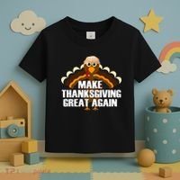 Make Thanksgiving Great Again Toddler T-Shirt thumb 3
