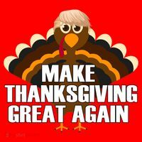 Make Thanksgiving Great Again Santa Hat thumb 1
