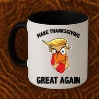 Make Thanksgiving Great Again Donald Trump Coffee Mug thumb 2
