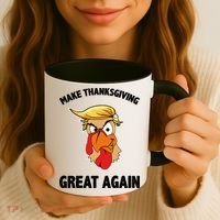 Make Thanksgiving Great Again Donald Trump Coffee Mug thumb 3