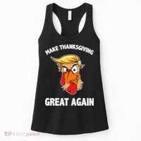 Make Thanksgiving Great Again Donald Trump Women's Tank Top thumb 0
