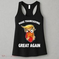 Make Thanksgiving Great Again Donald Trump Women's Tank Top thumb 3