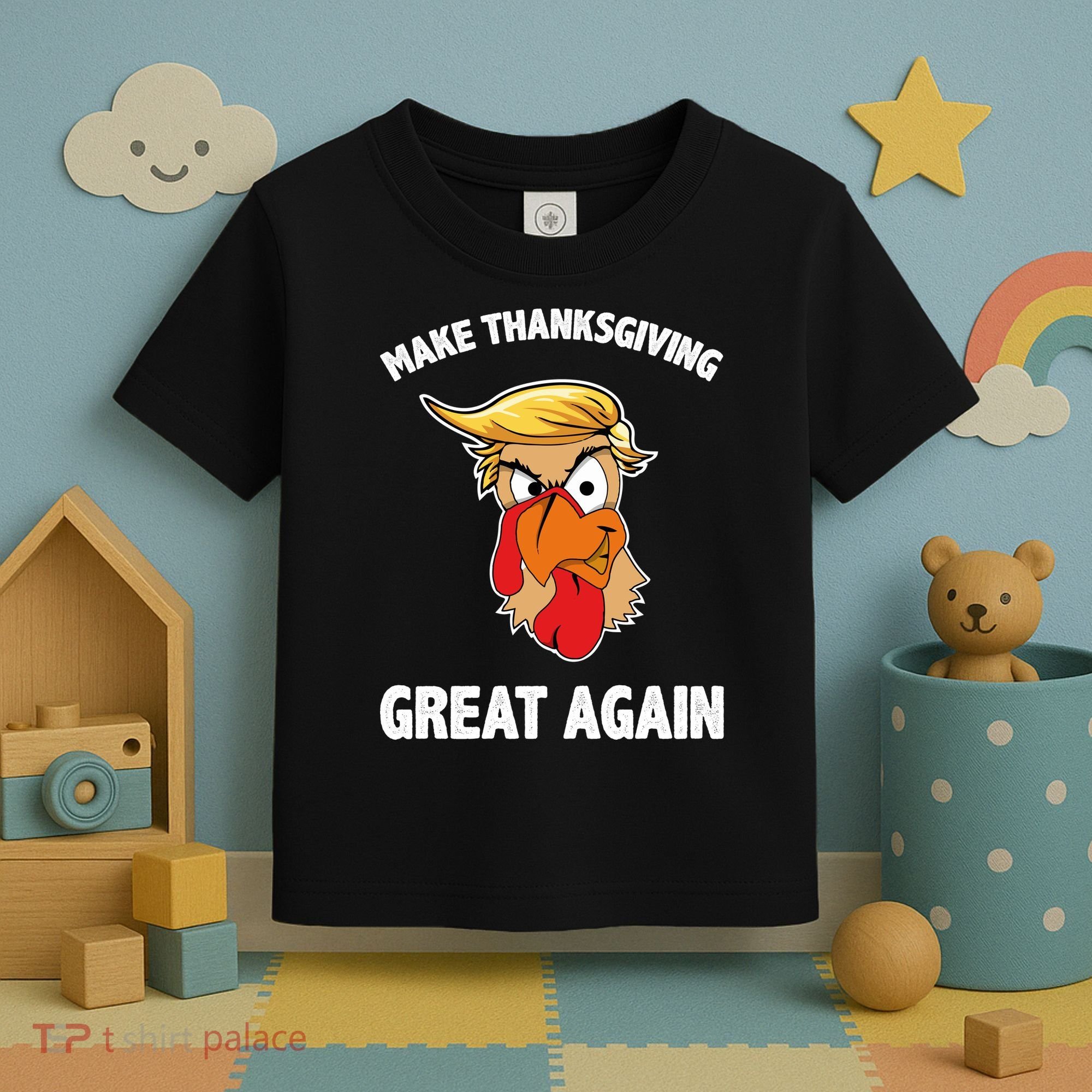 Make Thanksgiving Great Again Donald Trump Toddler T-Shirt