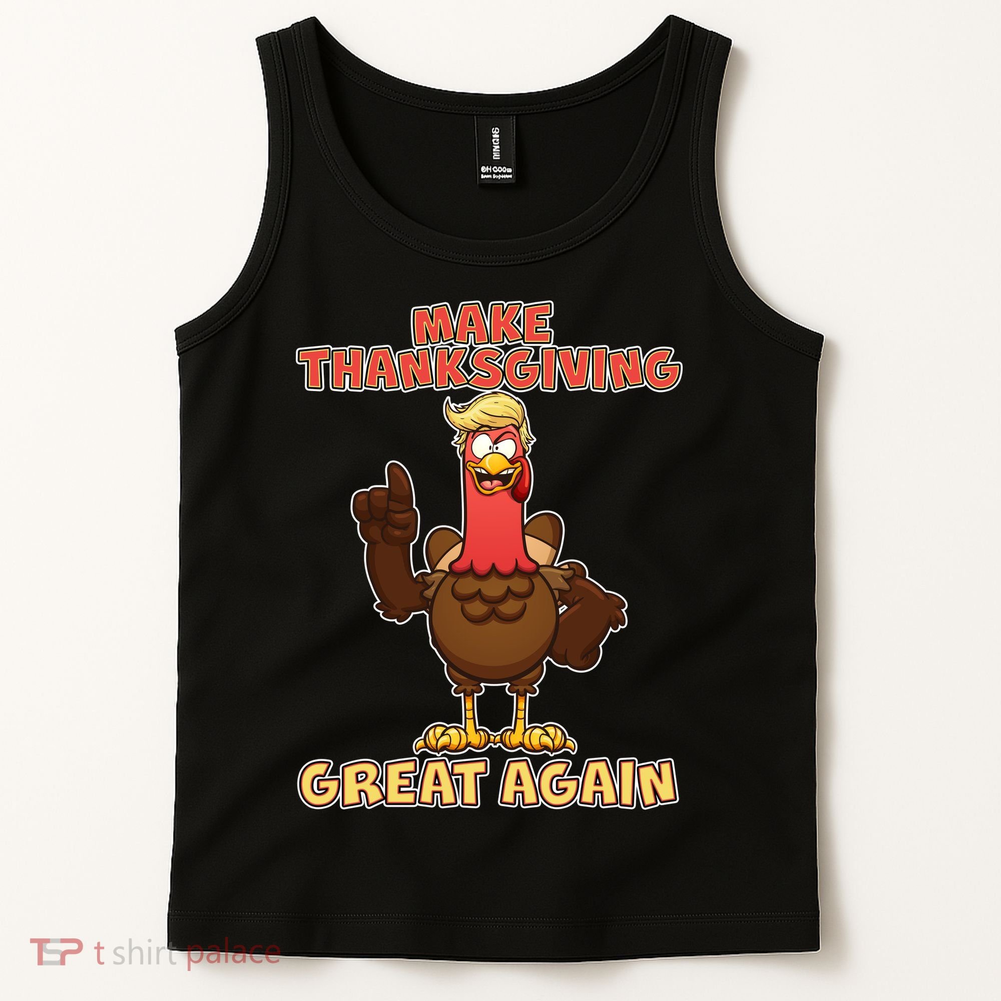 Make Thanksgiving Great Again Trump Turkey Tank Top