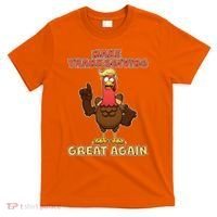Make Thanksgiving Great Again Trump Turkey T-Shirt thumb 0