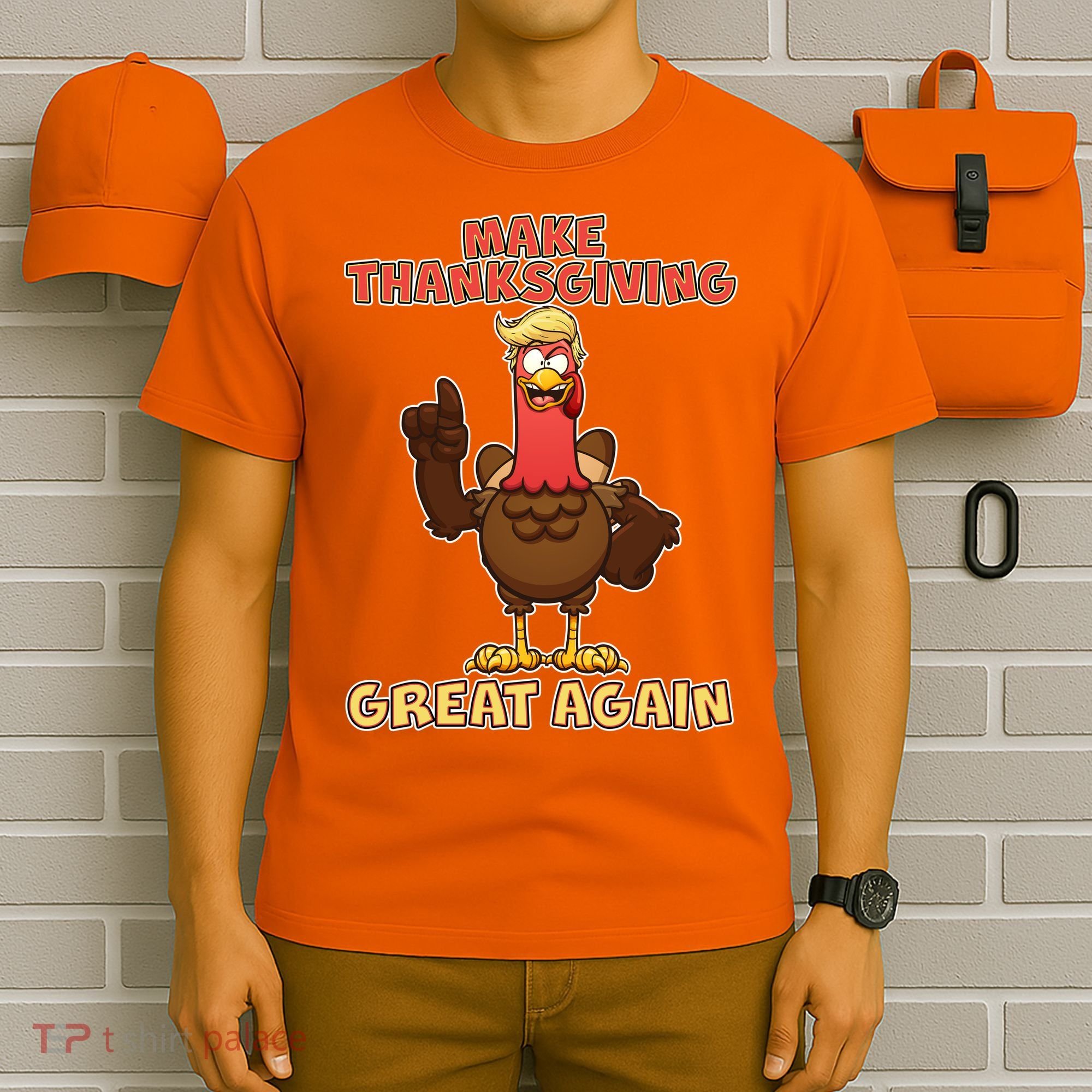 Make Thanksgiving Great Again Trump Turkey T-Shirt