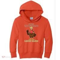 Make Thanksgiving Great Again Trump Turkey Kids Hoodie thumb 0