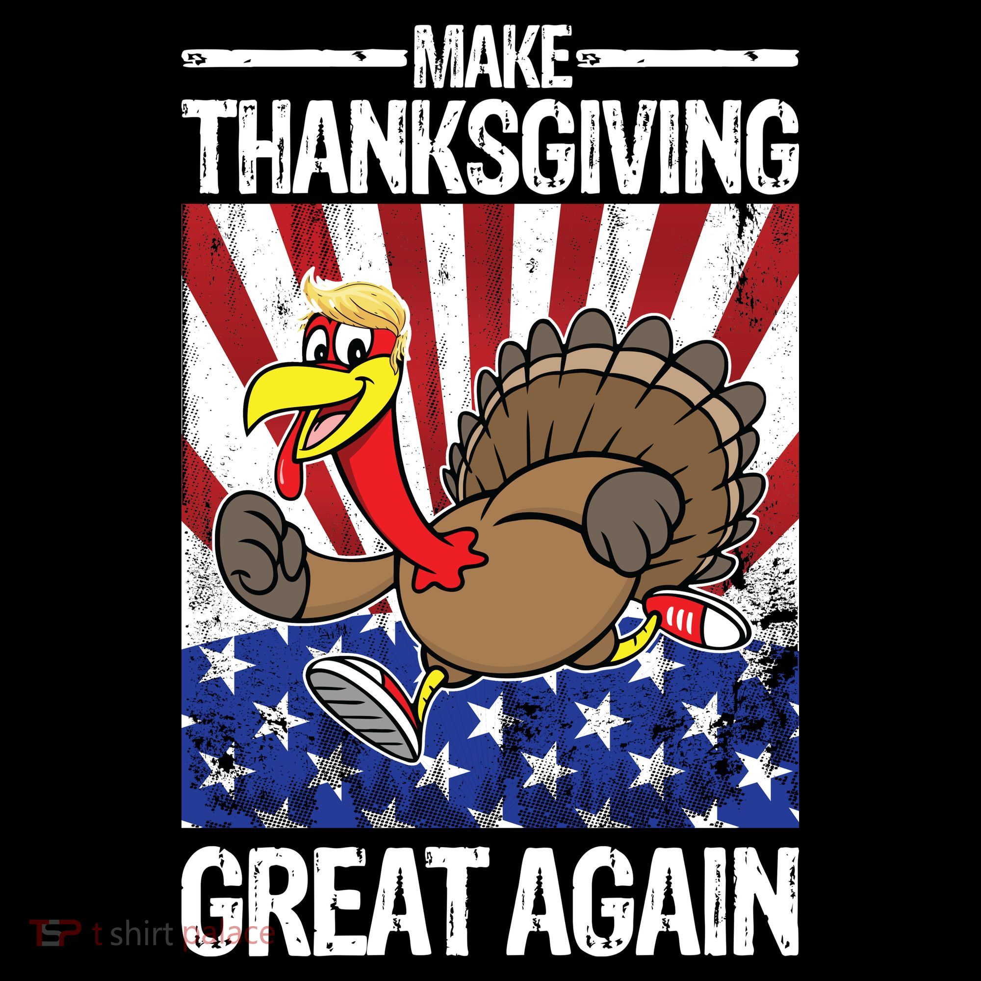 Make Thanksgiving Great Again Turkey Button