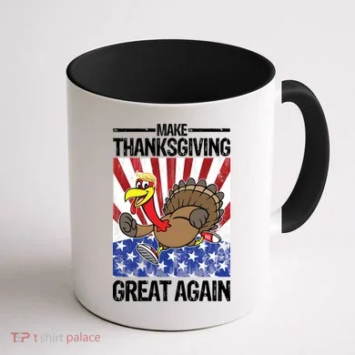 Make Thanksgiving Great Again Turkey Coffee Mug back
