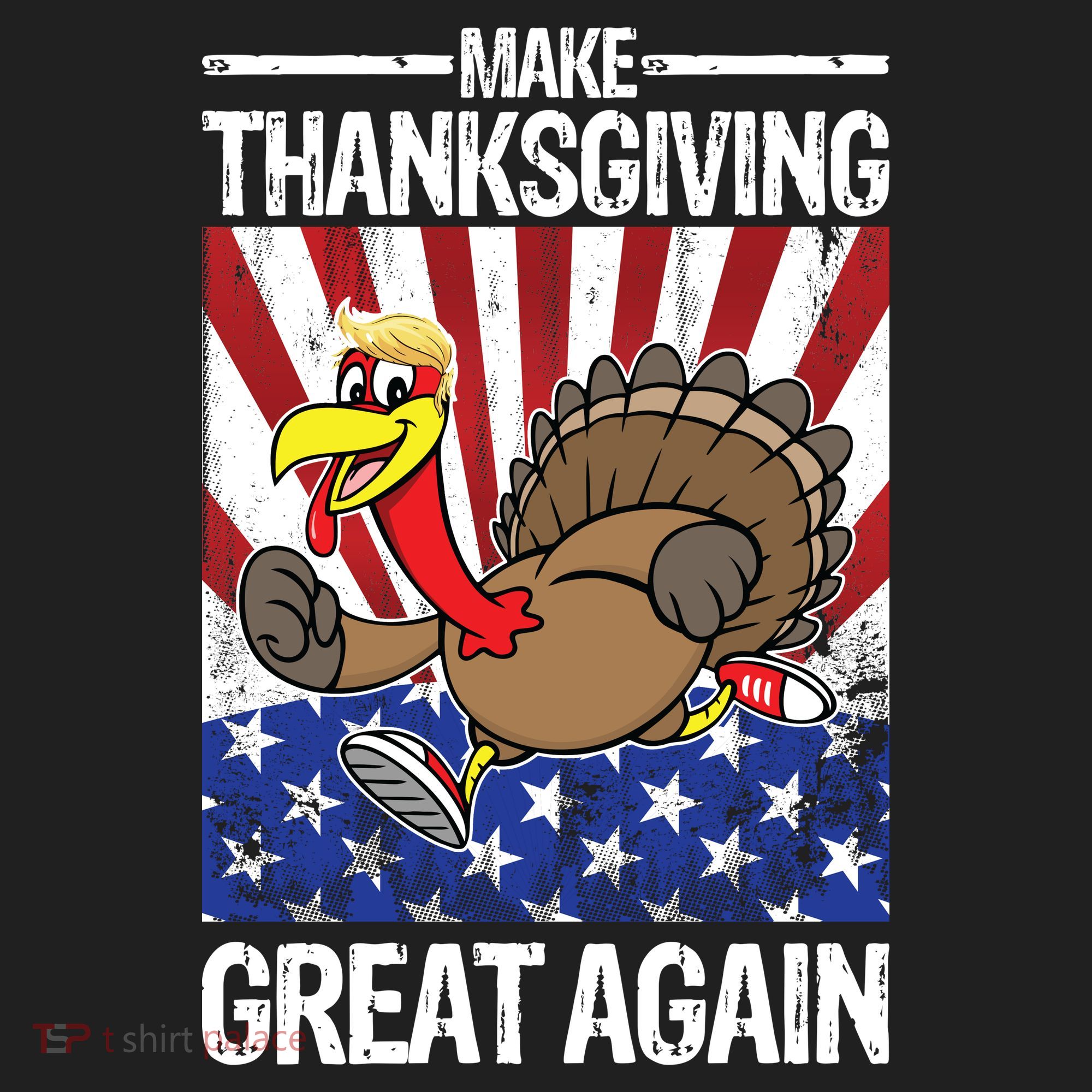 Make Thanksgiving Great Again Turkey Golf Towel