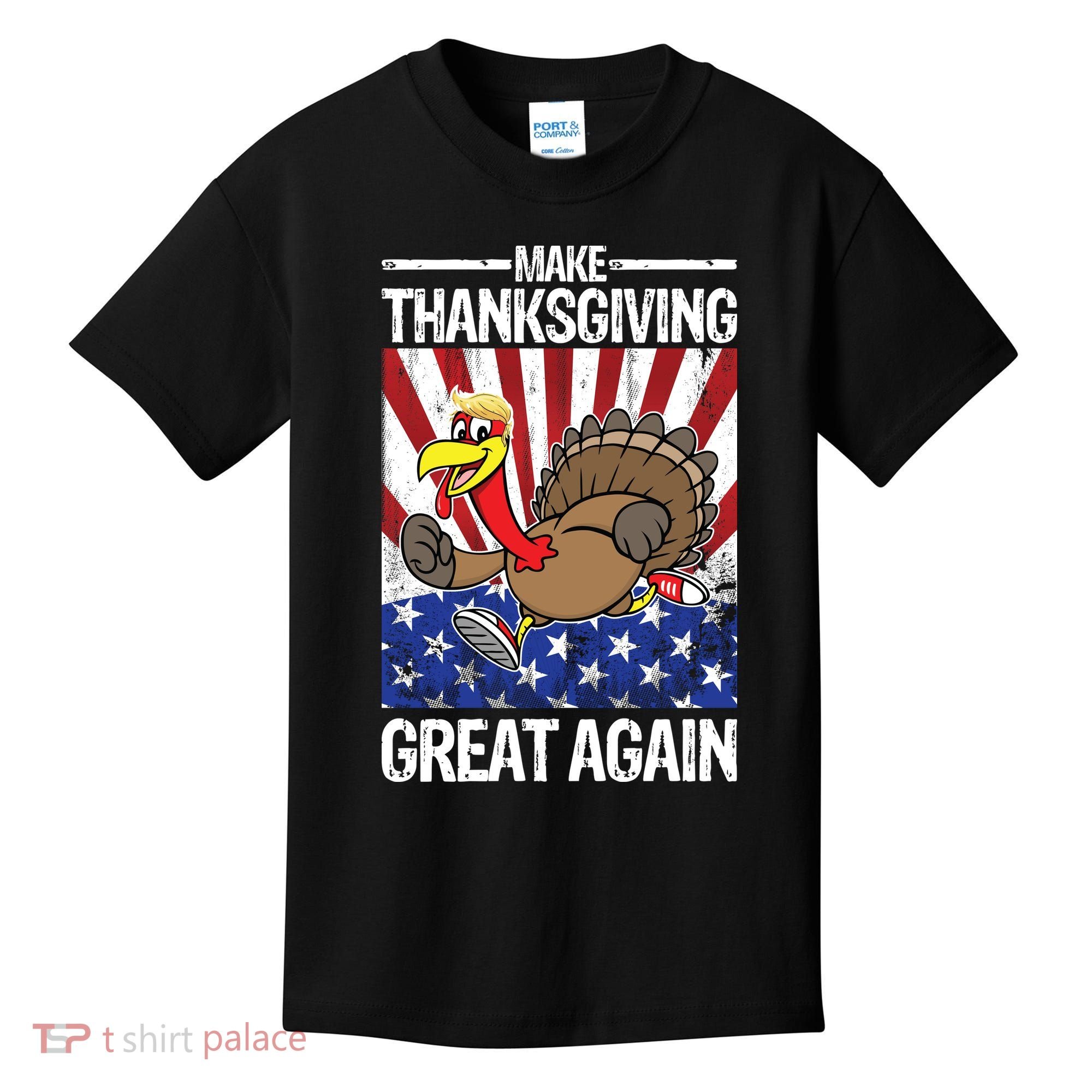 Make Thanksgiving Great Again Turkey Kids T-Shirt