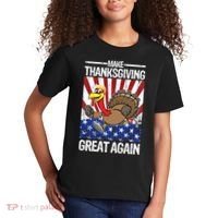 Make Thanksgiving Great Again Turkey Kids T-Shirt thumb 2