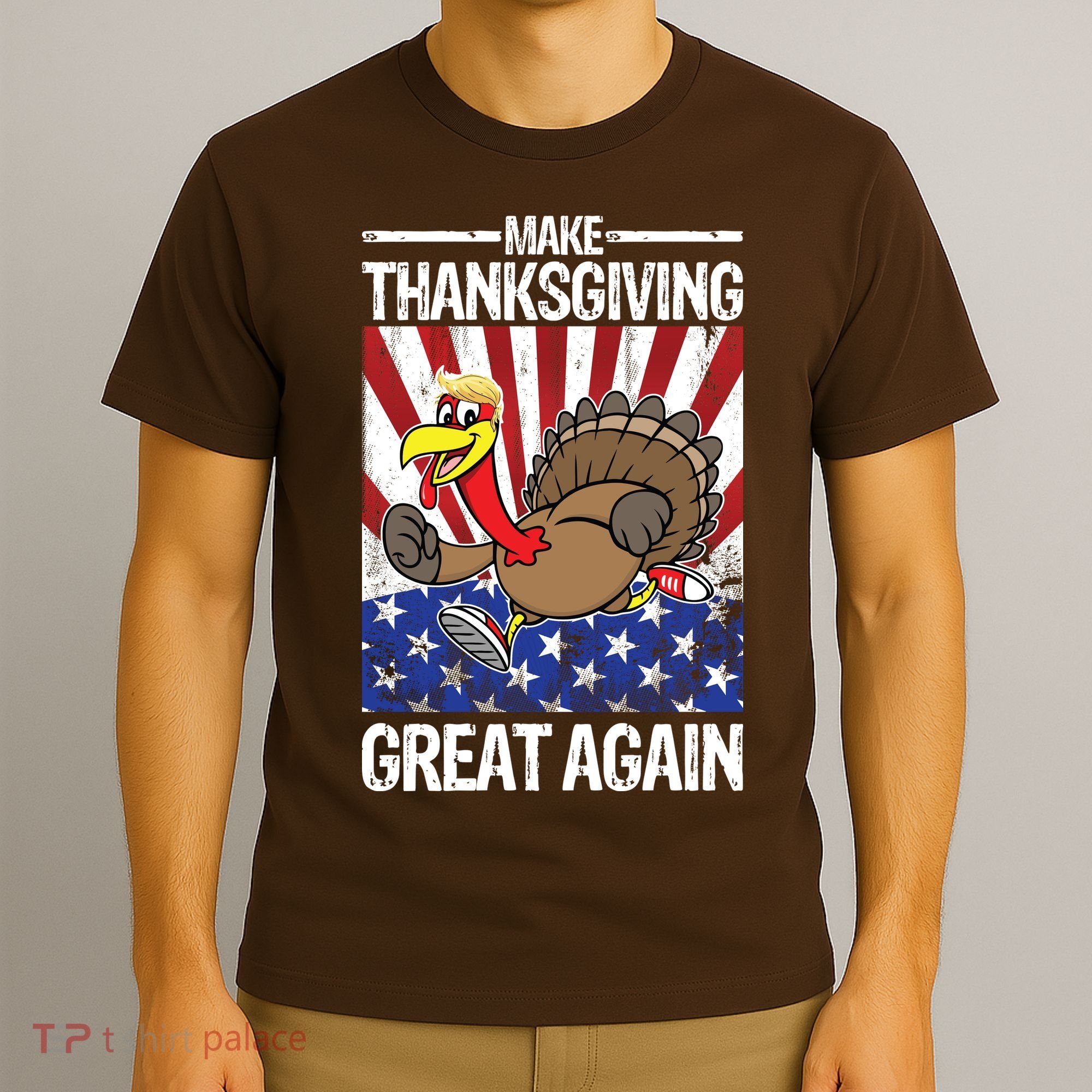 Make Thanksgiving Great Again Turkey T-Shirt