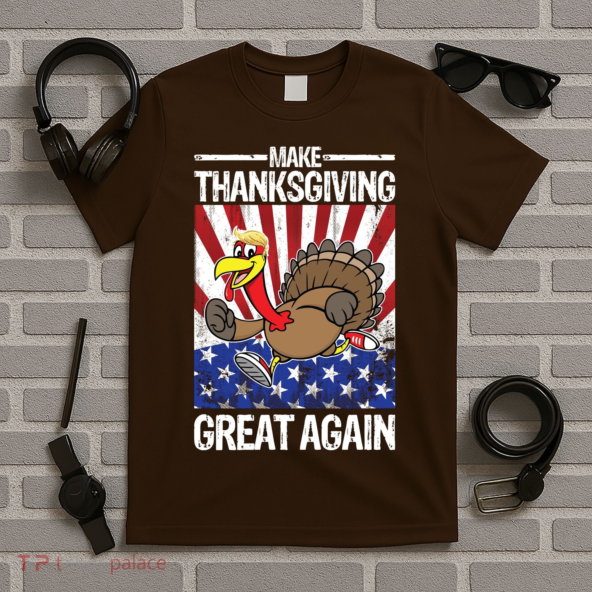 Make Thanksgiving Great Again Turkey T-Shirt