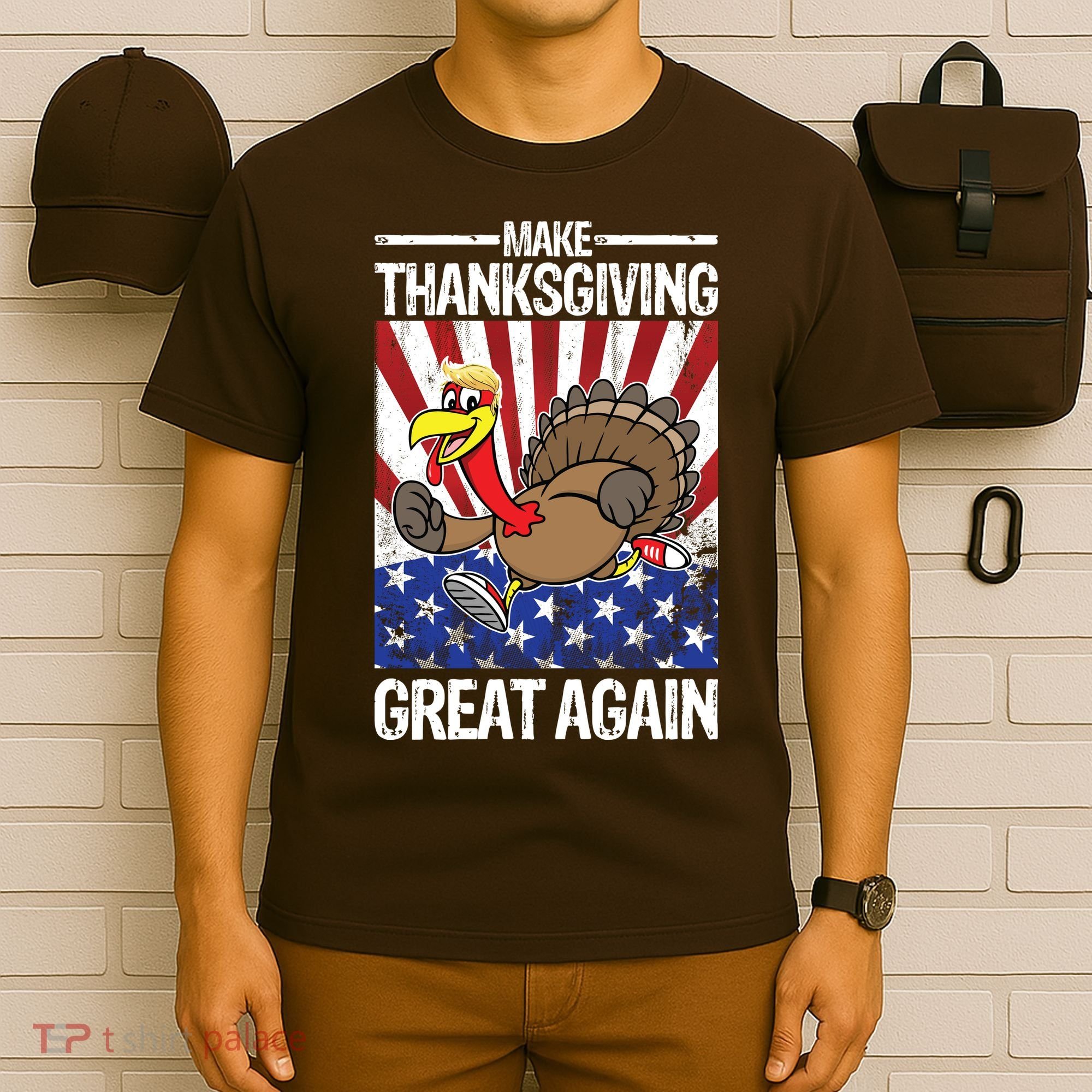 Make Thanksgiving Great Again Turkey T-Shirt