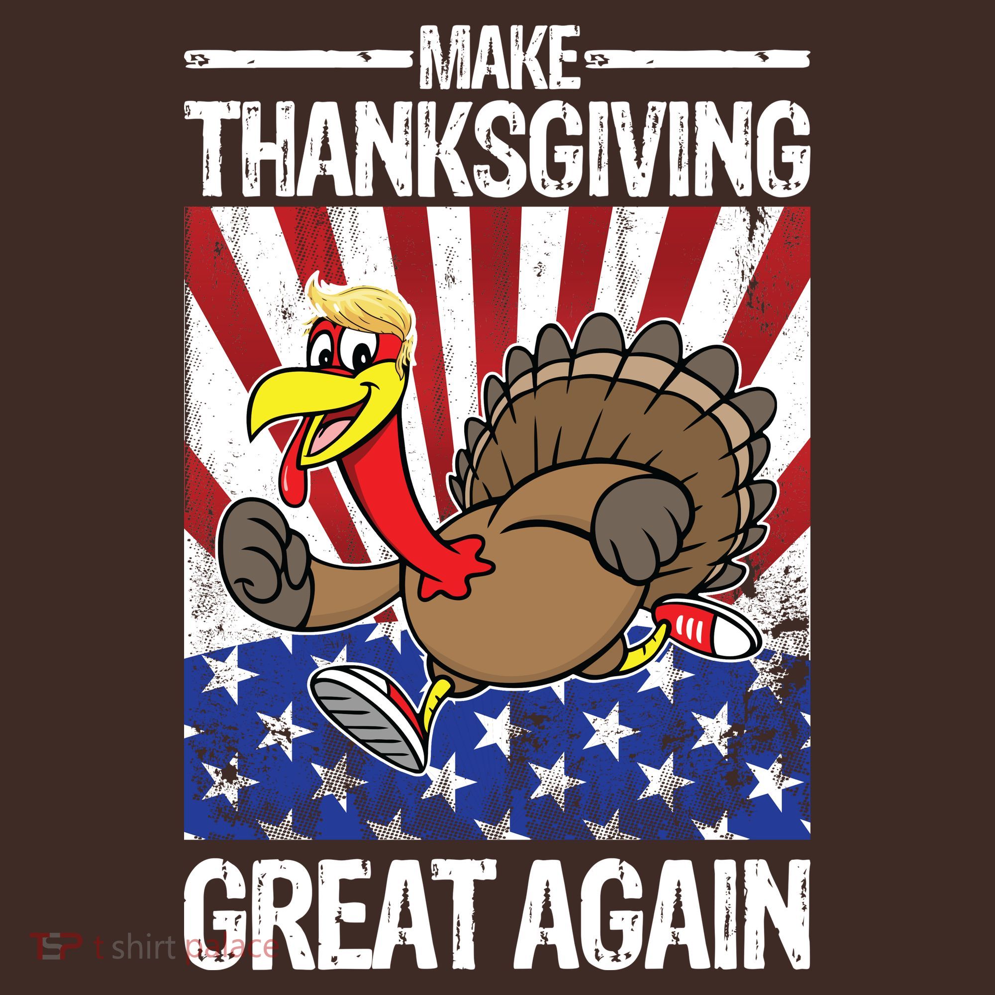 Make Thanksgiving Great Again Turkey T-Shirt