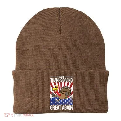 Make Thanksgiving Great Again Turkey Beanie