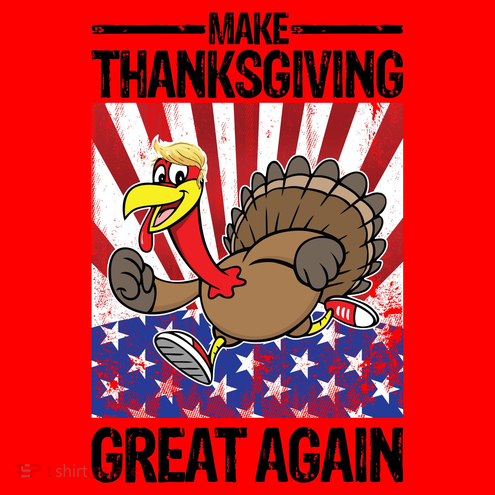 Make Thanksgiving Great Again Turkey Santa Hat