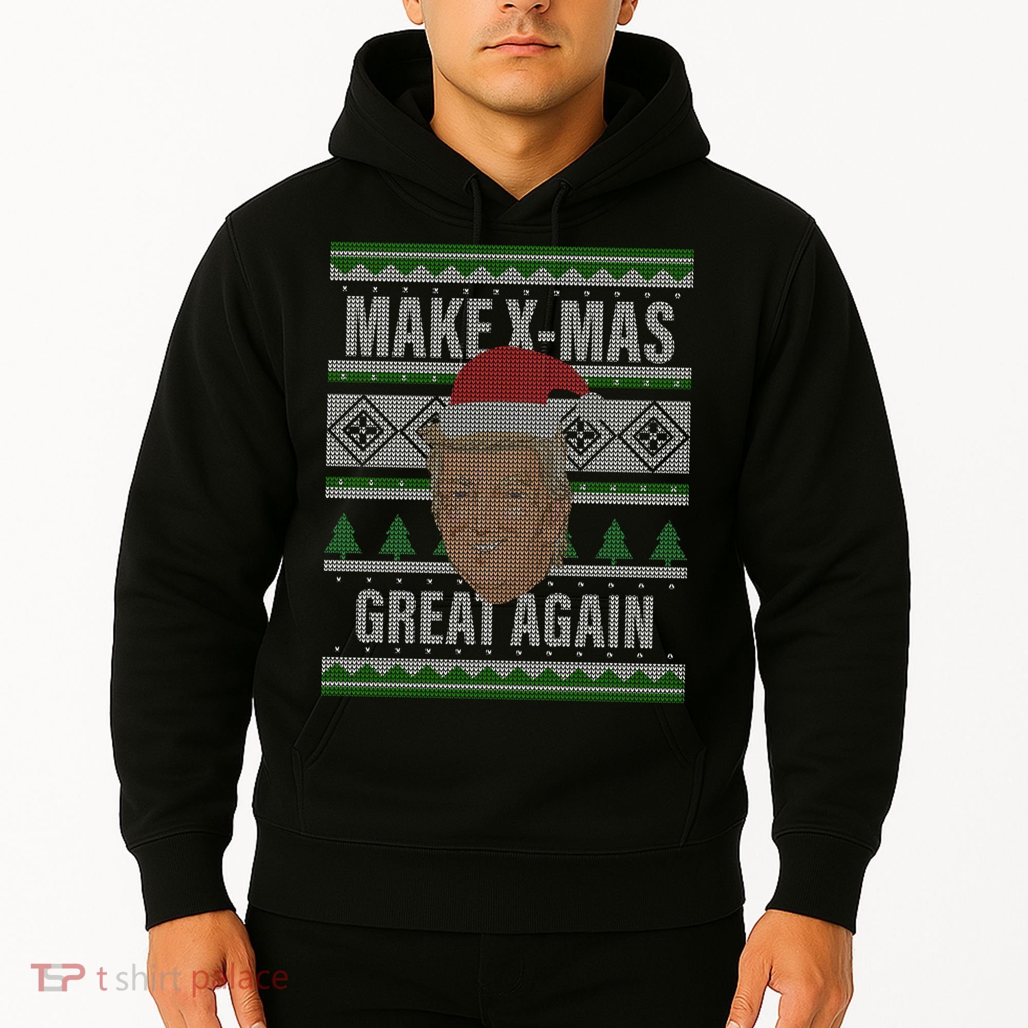 Make X-Mas Great Again Ugly Christmas Hoodie