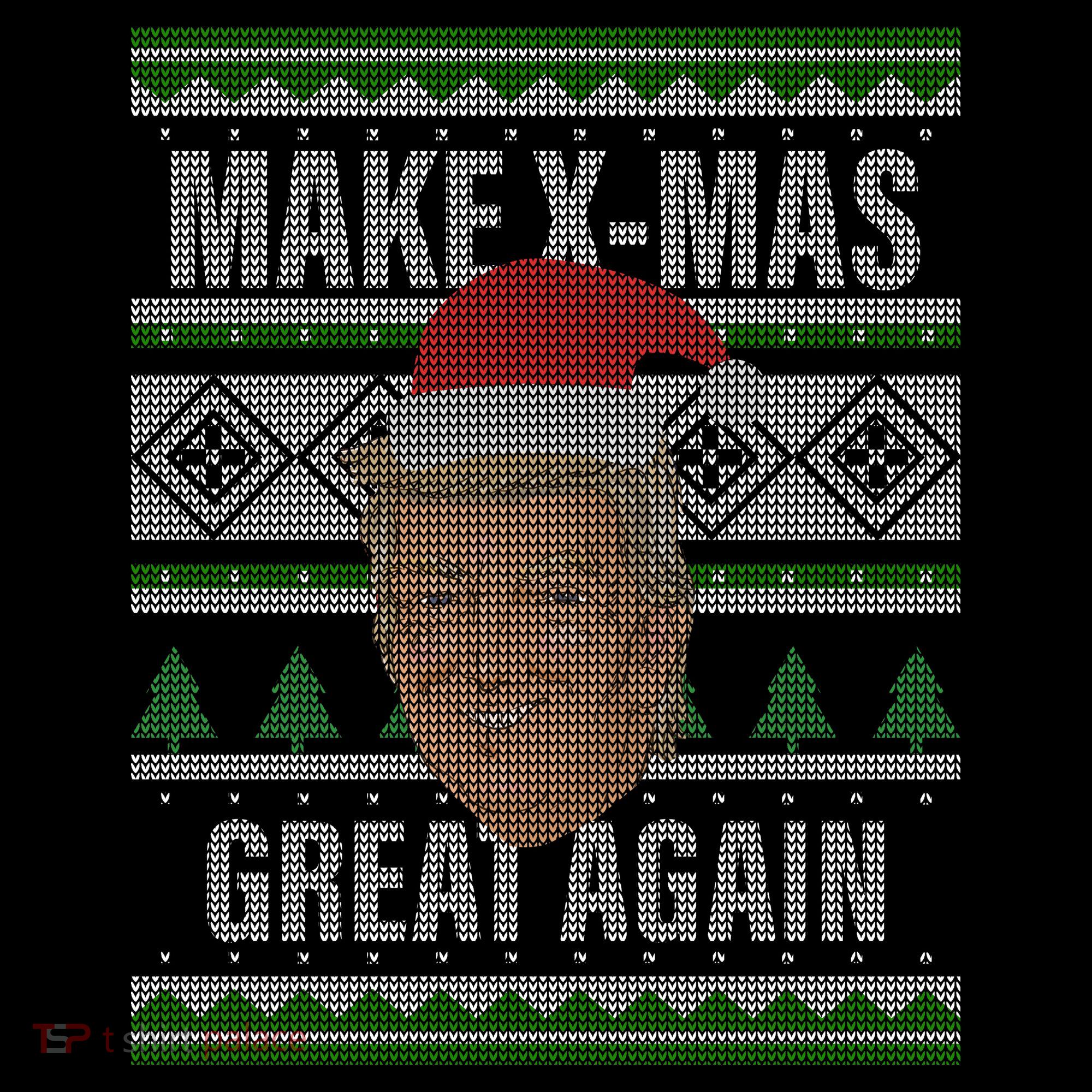 Make X-Mas Great Again Ugly Christmas Hoodie