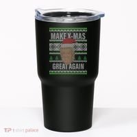 Make X-Mas Great Again Ugly Christmas Tumbler thumb 0
