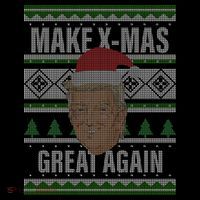 Make X-Mas Great Again Ugly Christmas Tank Top thumb 6