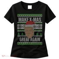 Make X-Mas Great Again Ugly Christmas Women's T-Shirt thumb 0