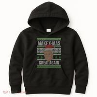Make X-Mas Great Again Ugly Christmas Kids Hoodie thumb 0