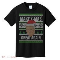 Make X-Mas Great Again Ugly Christmas Kids T-Shirt thumb 0