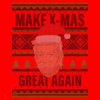 Make X-Mas Great Again Ugly Christmas Santa Hat thumb 1