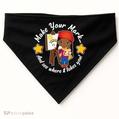 Make Your Mark And See Where It Takes You USA-Made Doggie Bandana