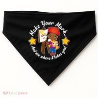 Make Your Mark And See Where It Takes You USA-Made Doggie Bandana thumb 0