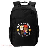 Make Your Mark And See Where It Takes You Backpack thumb 0