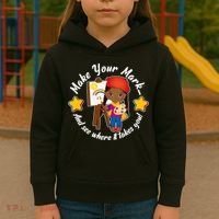 Make Your Mark And See Where It Takes You Kids Hoodie thumb 3