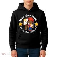 Make Your Mark And See Where It Takes You Kids Hoodie thumb 4