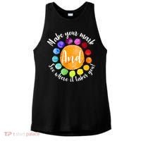 Make Your Mark See Where it Takes You Ladies PosiCharge Tri-Blend Wicking Tank thumb 0