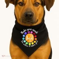 Make Your Mark See Where it Takes You USA-Made Doggie Bandana thumb 1