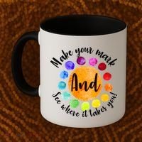 Make Your Mark See Where it Takes You Coffee Mug thumb 2