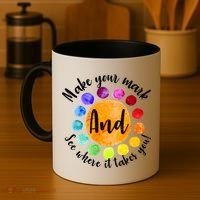 Make Your Mark See Where it Takes You Coffee Mug thumb 4