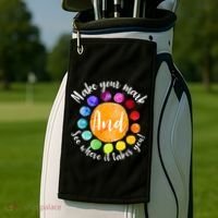 Make Your Mark See Where it Takes You Golf Towel thumb 2